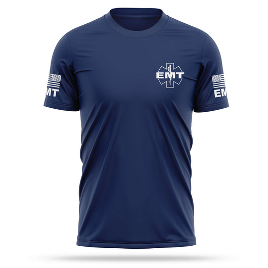 [EMT] Men's Utility Shirt [NVY/WHT]-13 Fifty Apparel