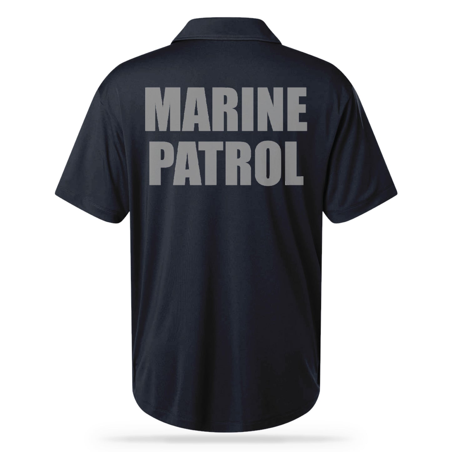 MARINE PATROL UTILITY POLO NVY/GRY-13 Fifty Apparel
