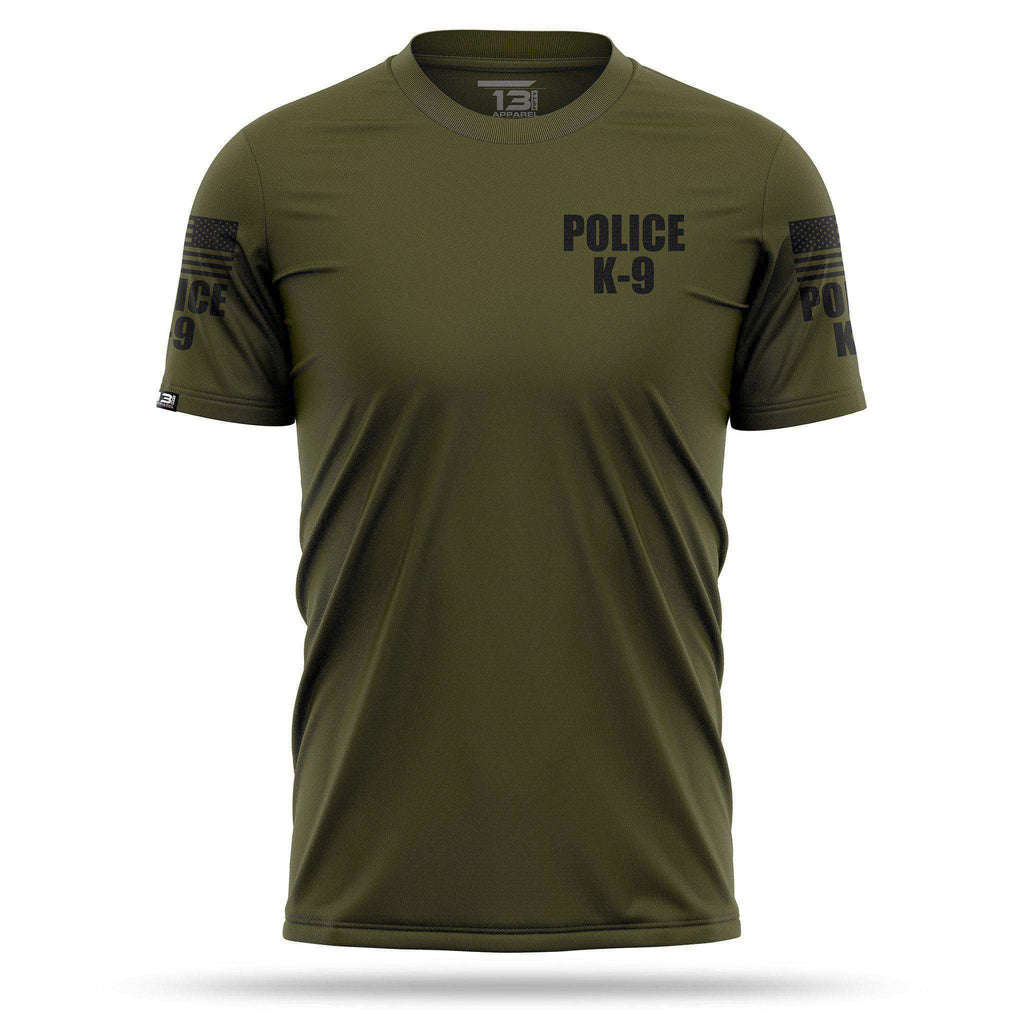 [POLICE K9] Men's Performance Shirt [GRN/BLK]