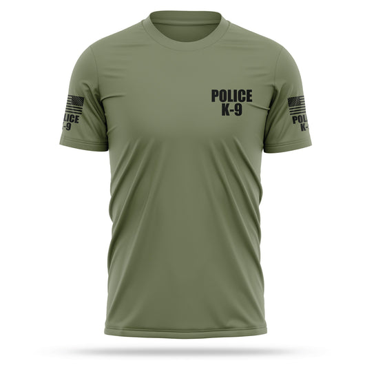 [POLICE K9] Men's Utility Shirt [GRN/BLK]-13 Fifty Apparel