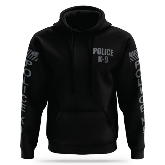 [POLICE K9] Performance Hoodie 2.0 [BLK/GRY]-13 Fifty Apparel