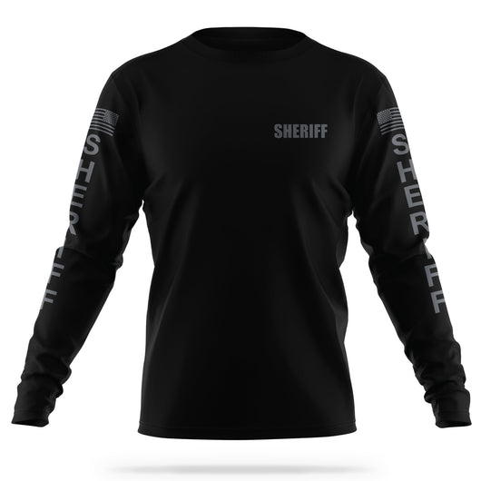 [SHERIFF] Men's Utility Long Sleeve [BLK/GRY]-13 Fifty Apparel