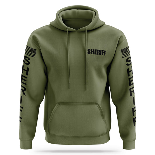 [SHERIFF] Performance Hoodie 2.0 [GRN/BLK]-13 Fifty Apparel