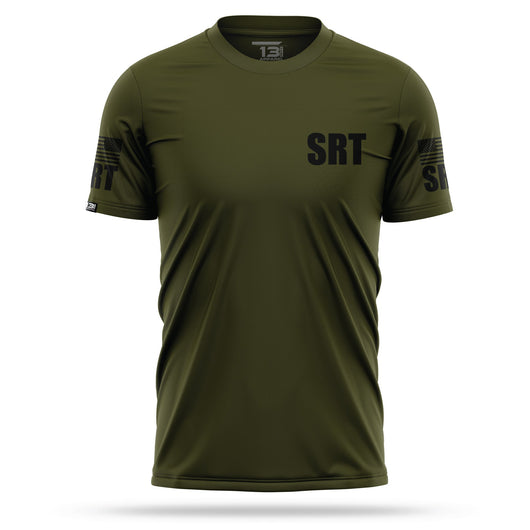 [SRT] Men's Performance Shirt [GRN/BLK]-13 Fifty Apparel