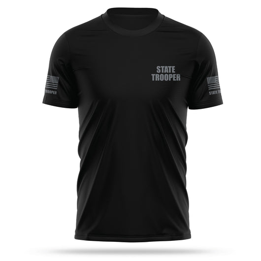 [STATE TROOPER] Men's Utility Shirt [BLK/GRY]-13 Fifty Apparel