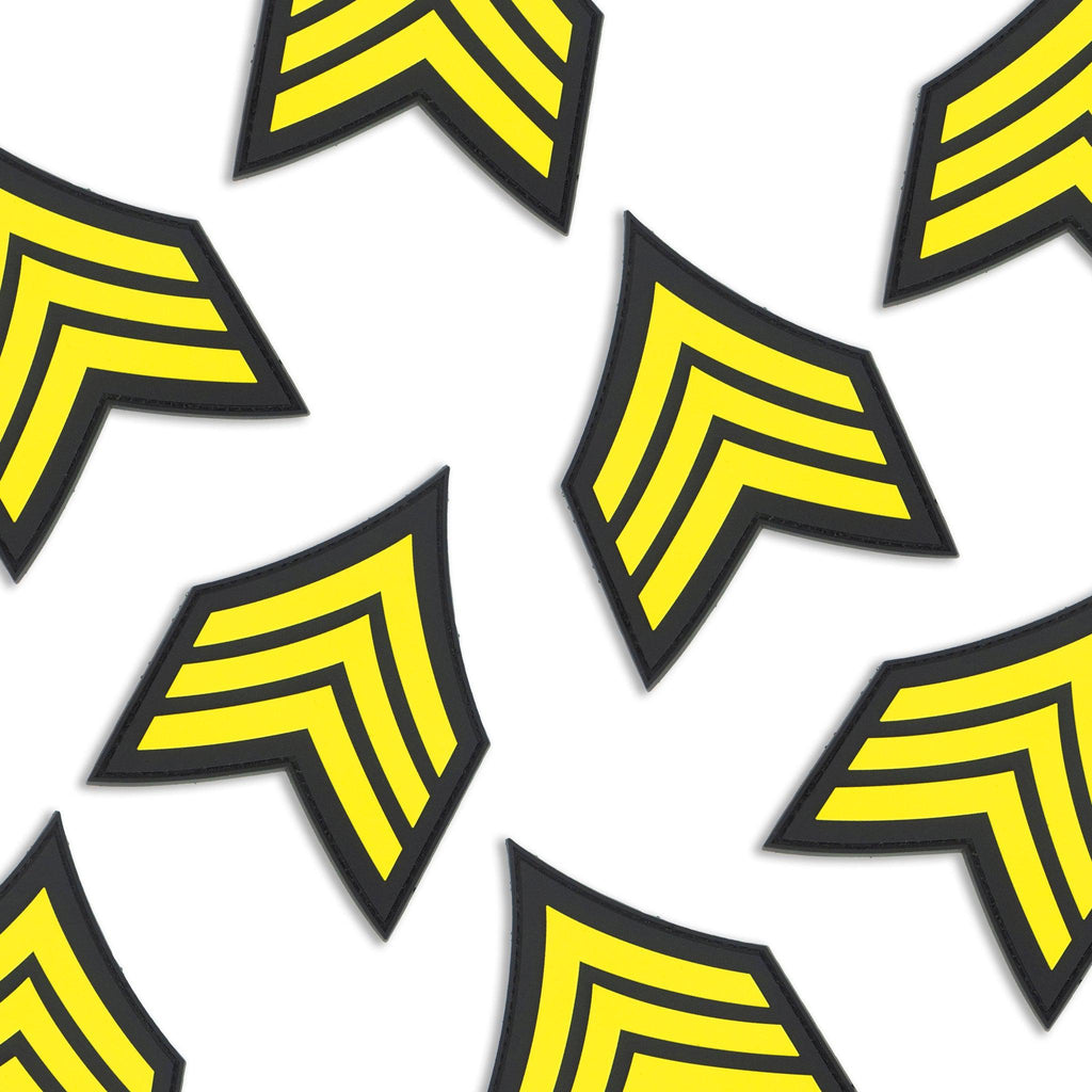 PVC Patch - Chevrons (Gold) - 13 Fifty Apparel