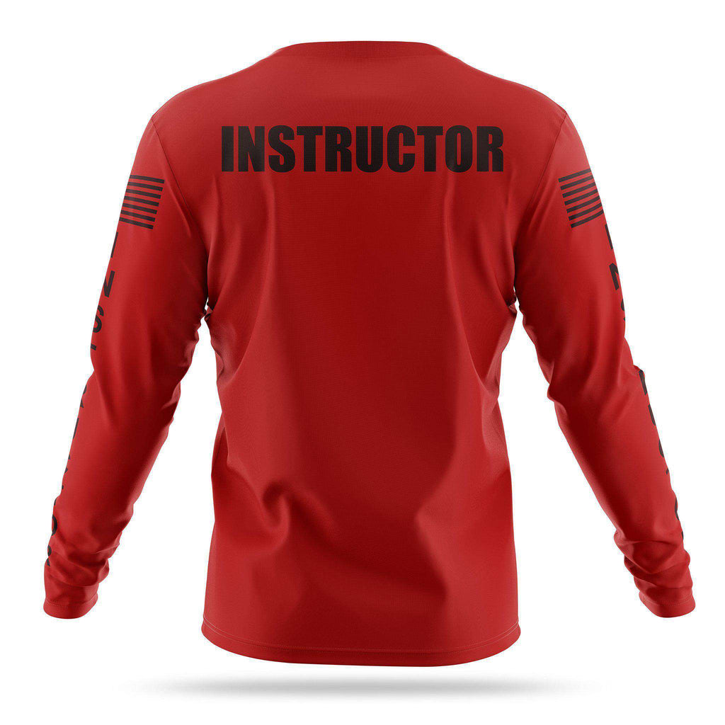 [RED RANGER] Men's Instructor Long Sleeve [RED/BLK]