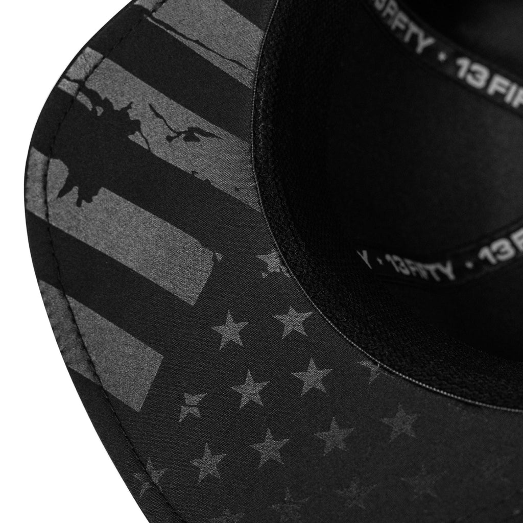  American Flag Skull Snapback Hats Black Flat Bill Brim