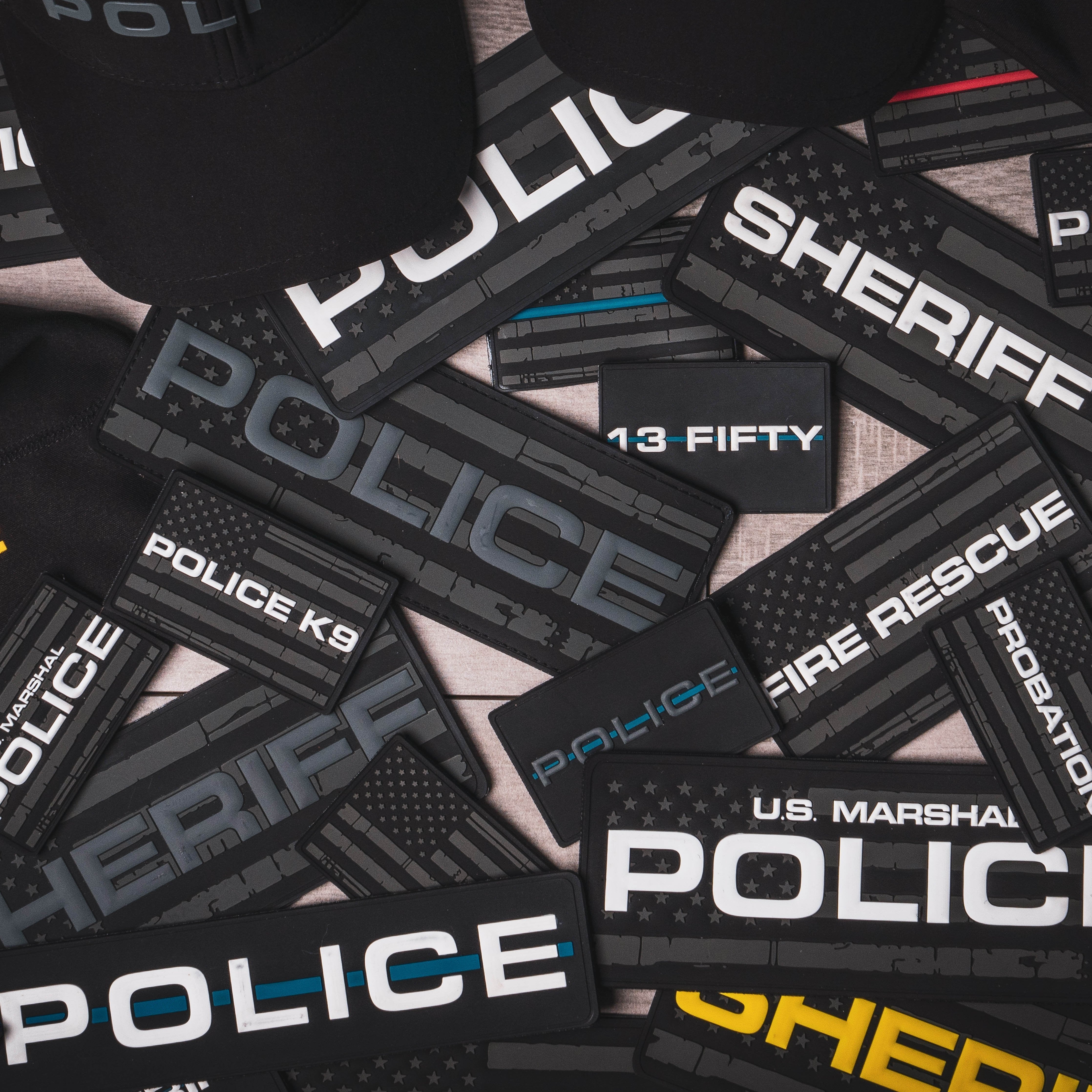 Buy PVC Police Patches for Sale at Best Price | 13 Fifty Apparel