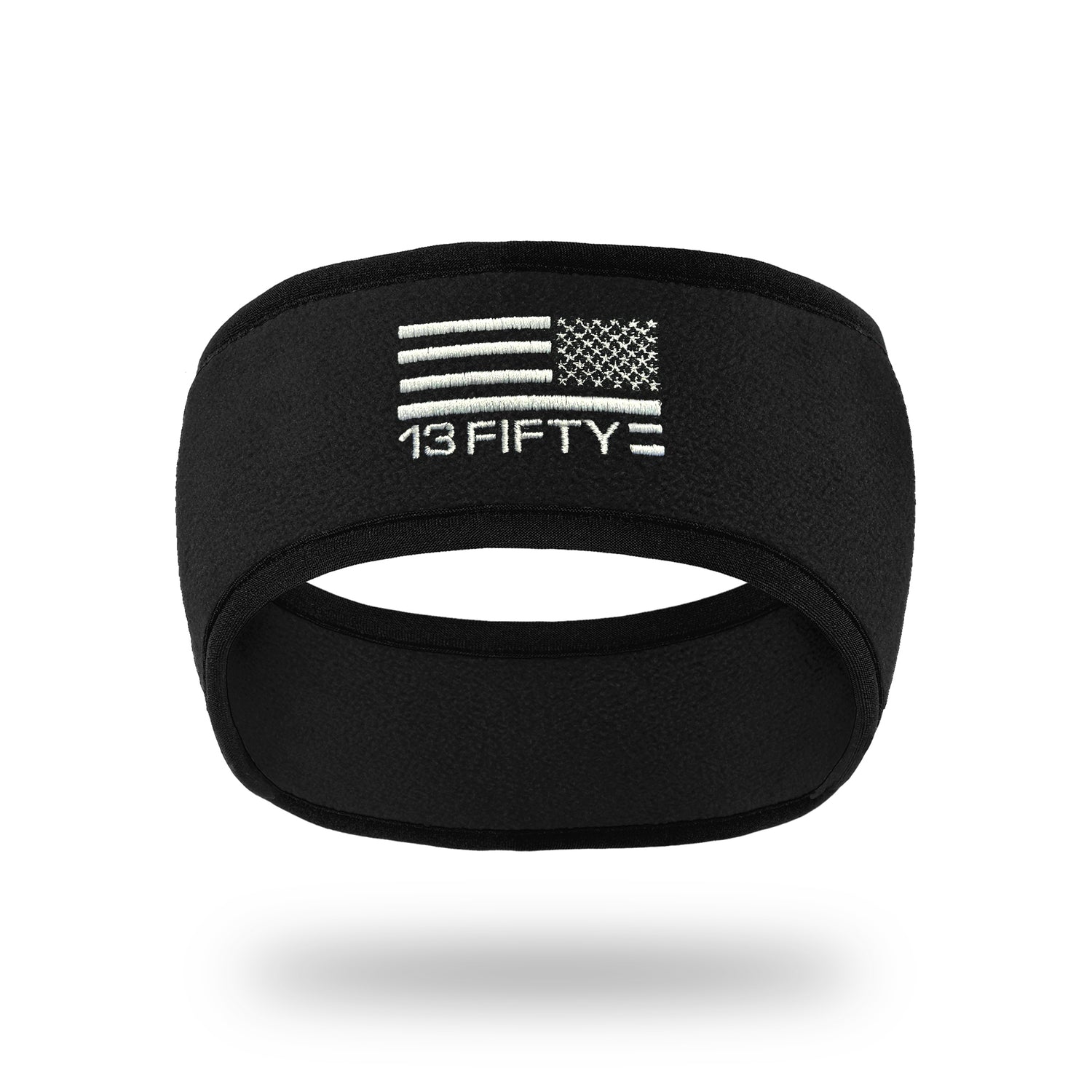 [13 FIFTY] Cold-Weather Headband [BLK/WHT]-13 Fifty Apparel