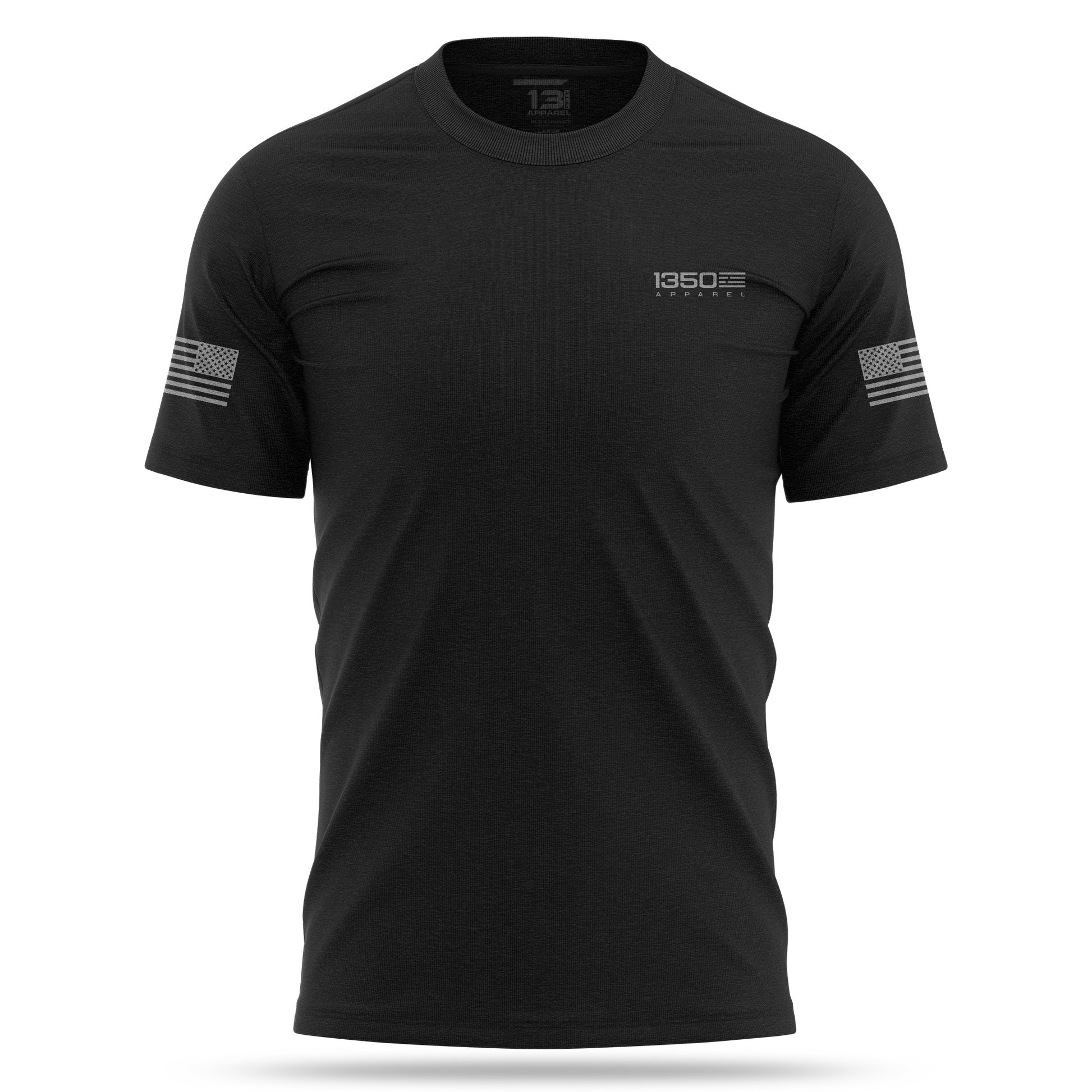 [1350 BASELINE] Men's Utility Shirt [BLK/GRAY]-13 Fifty Apparel