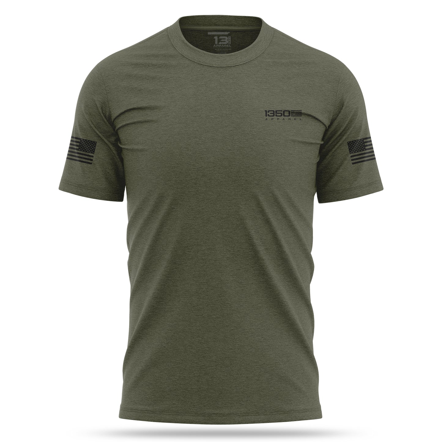 [1350 BASELINE] Men's Utility Shirt [GREEN/BLACK]-13 Fifty Apparel