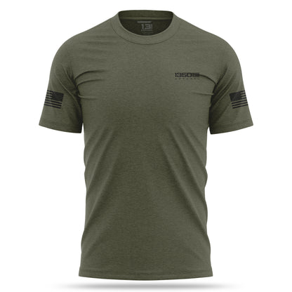 [1350 BASELINE] Men's Utility Shirt [GREEN/BLACK]-13 Fifty Apparel