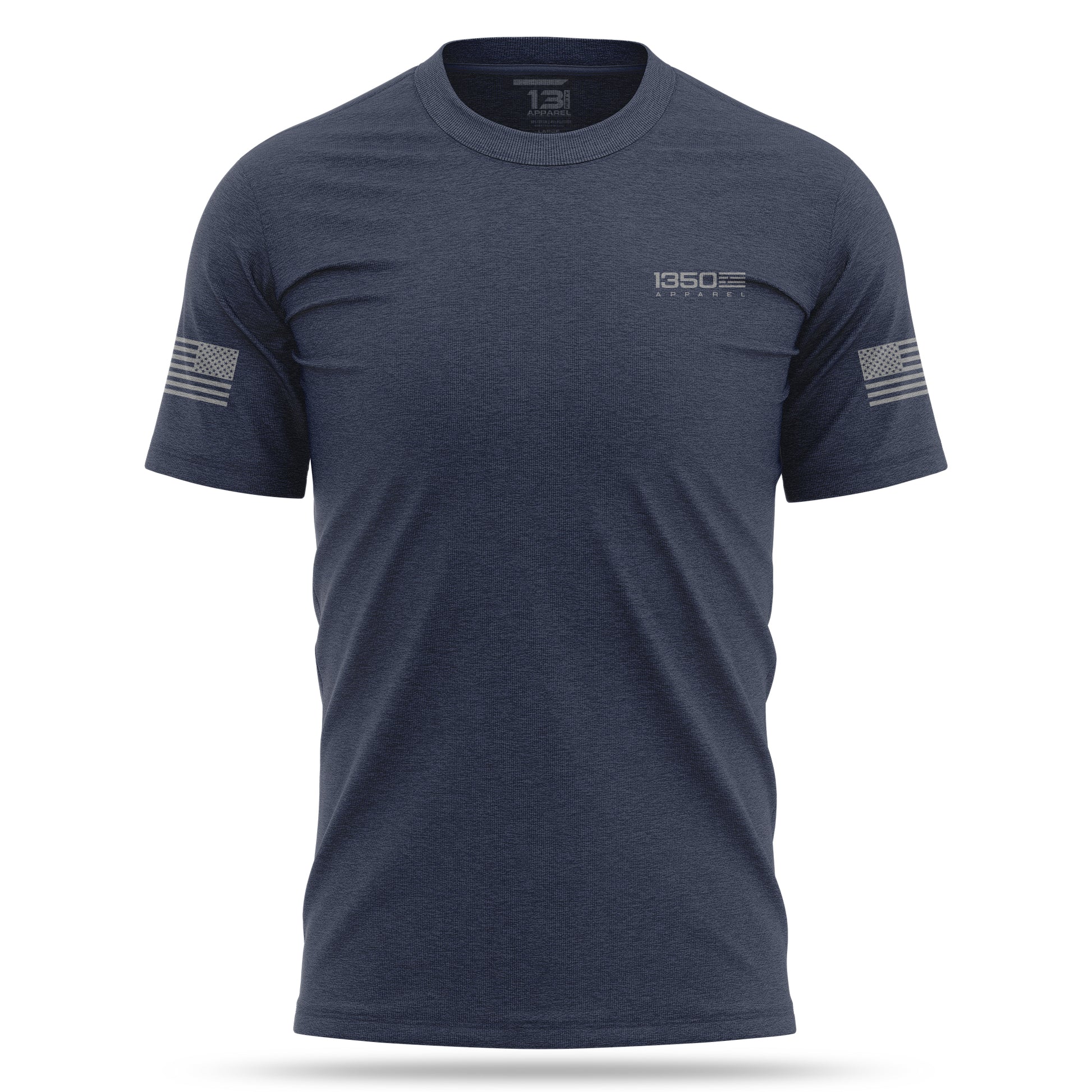 [1350 BASELINE] Men's Utility Shirt [NAVY/GRAY]-13 Fifty Apparel