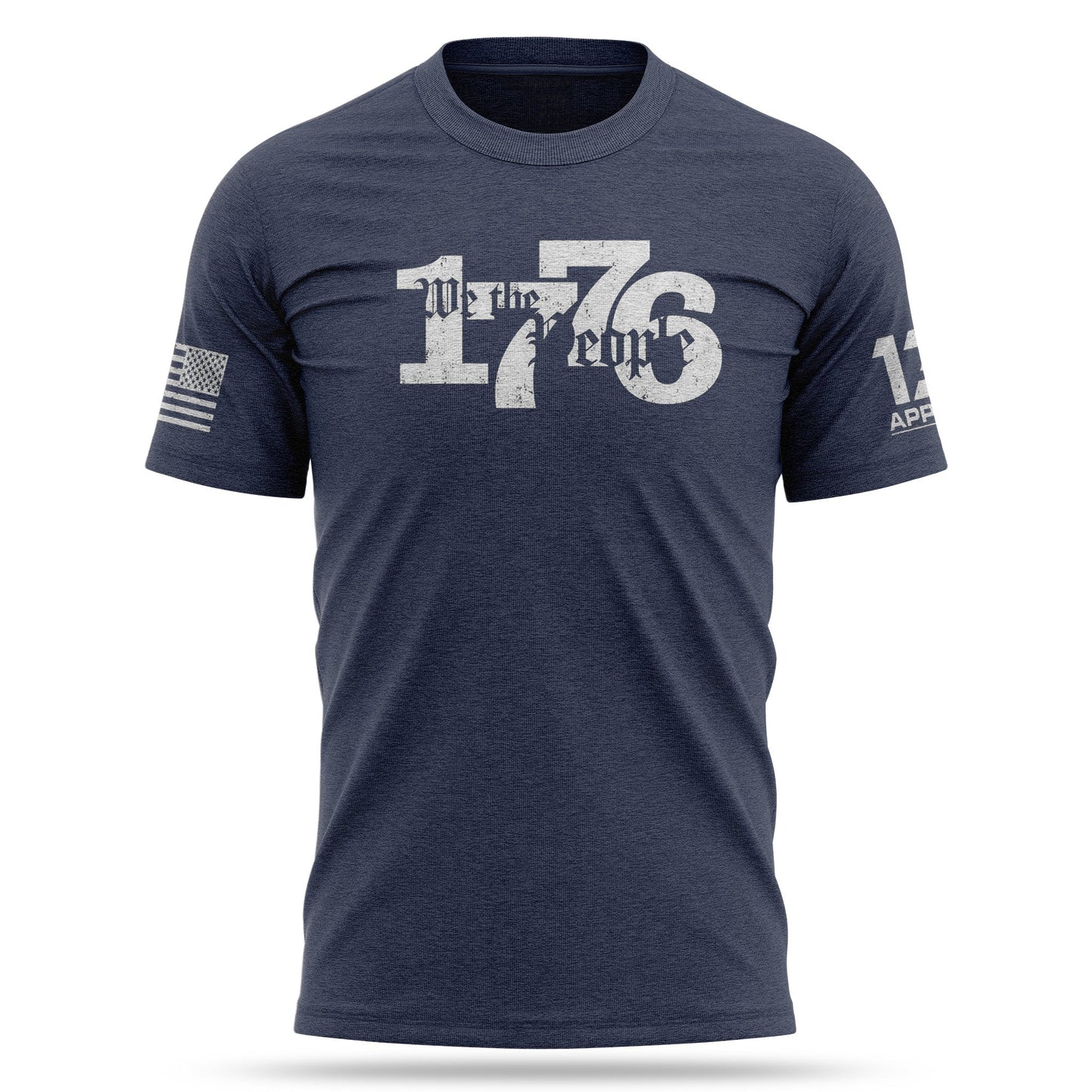 [1776] Men's Crew Tee [NVY]-13 Fifty Apparel