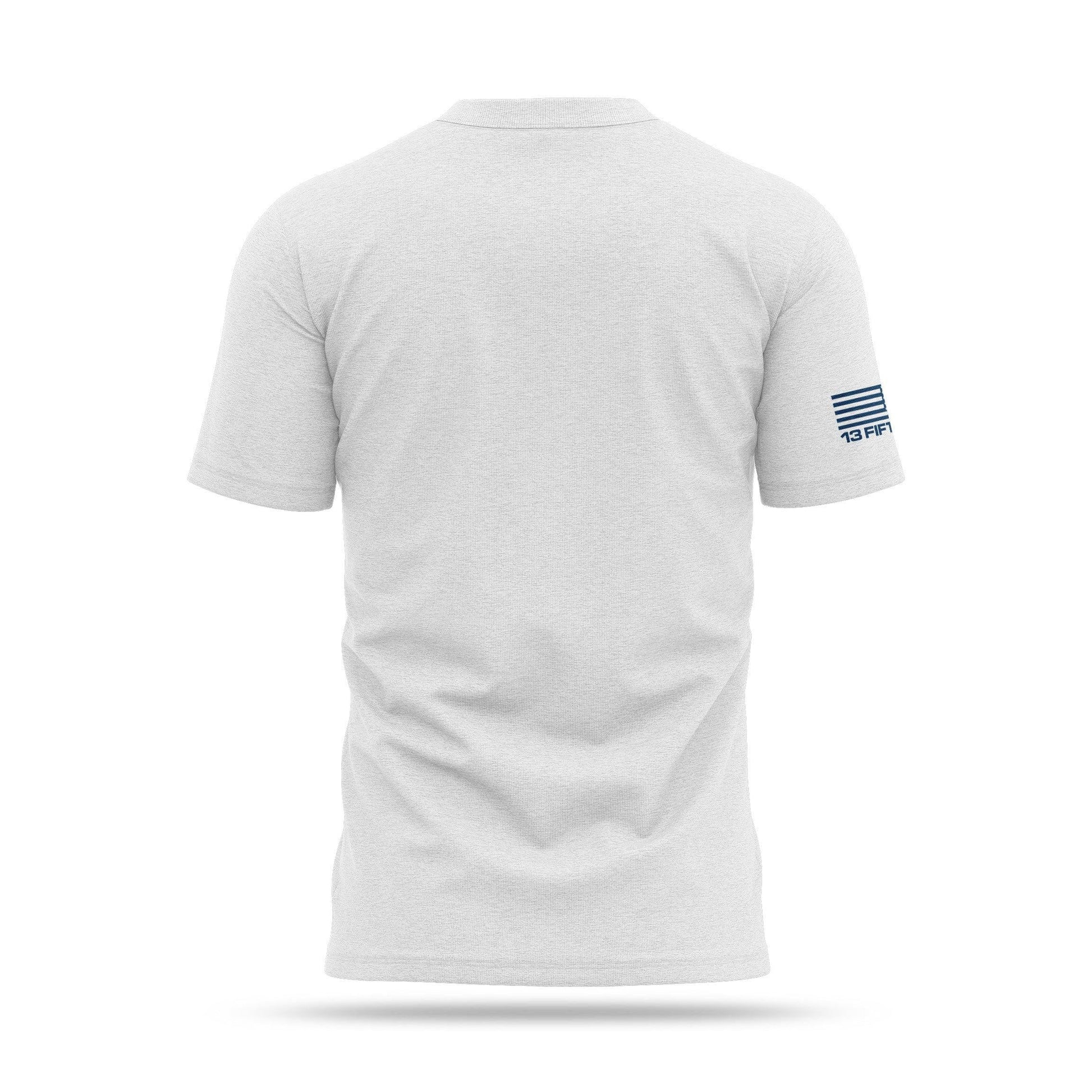 [2A USA] Cotton Blend Shirt [WHT/BLU]-13 Fifty Apparel