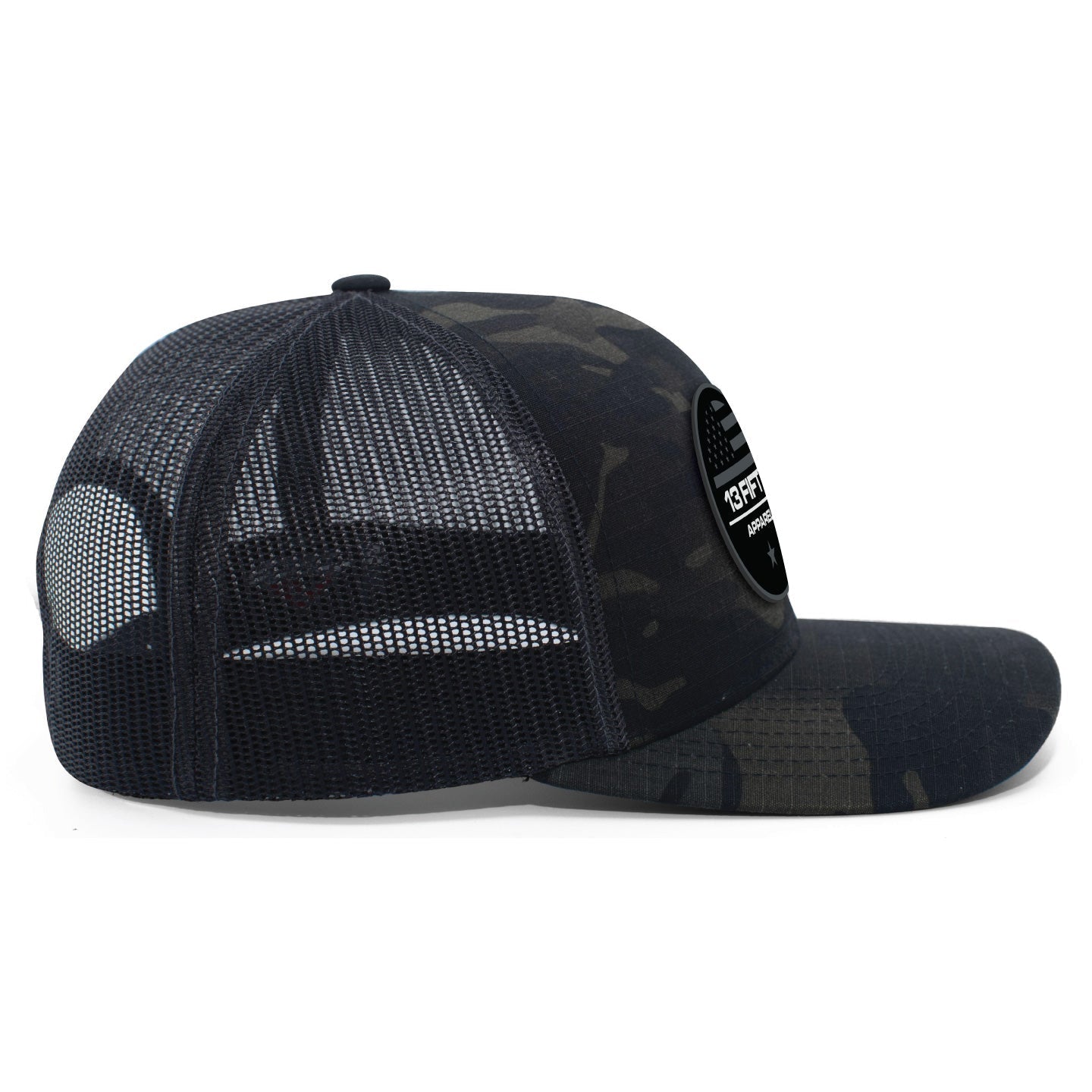 [360 MIDNIGHT] Adjustable Mesh Back Cap-13 Fifty Apparel