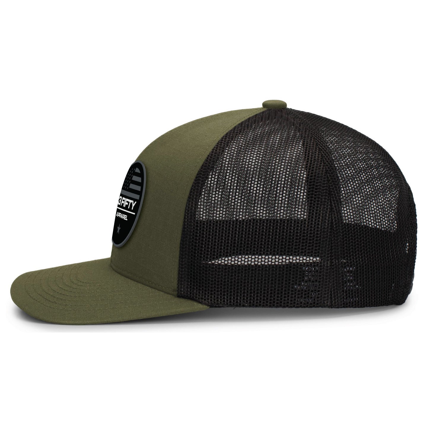 [360 MIDNIGHT] Adjustable Mesh Back Cap-13 Fifty Apparel