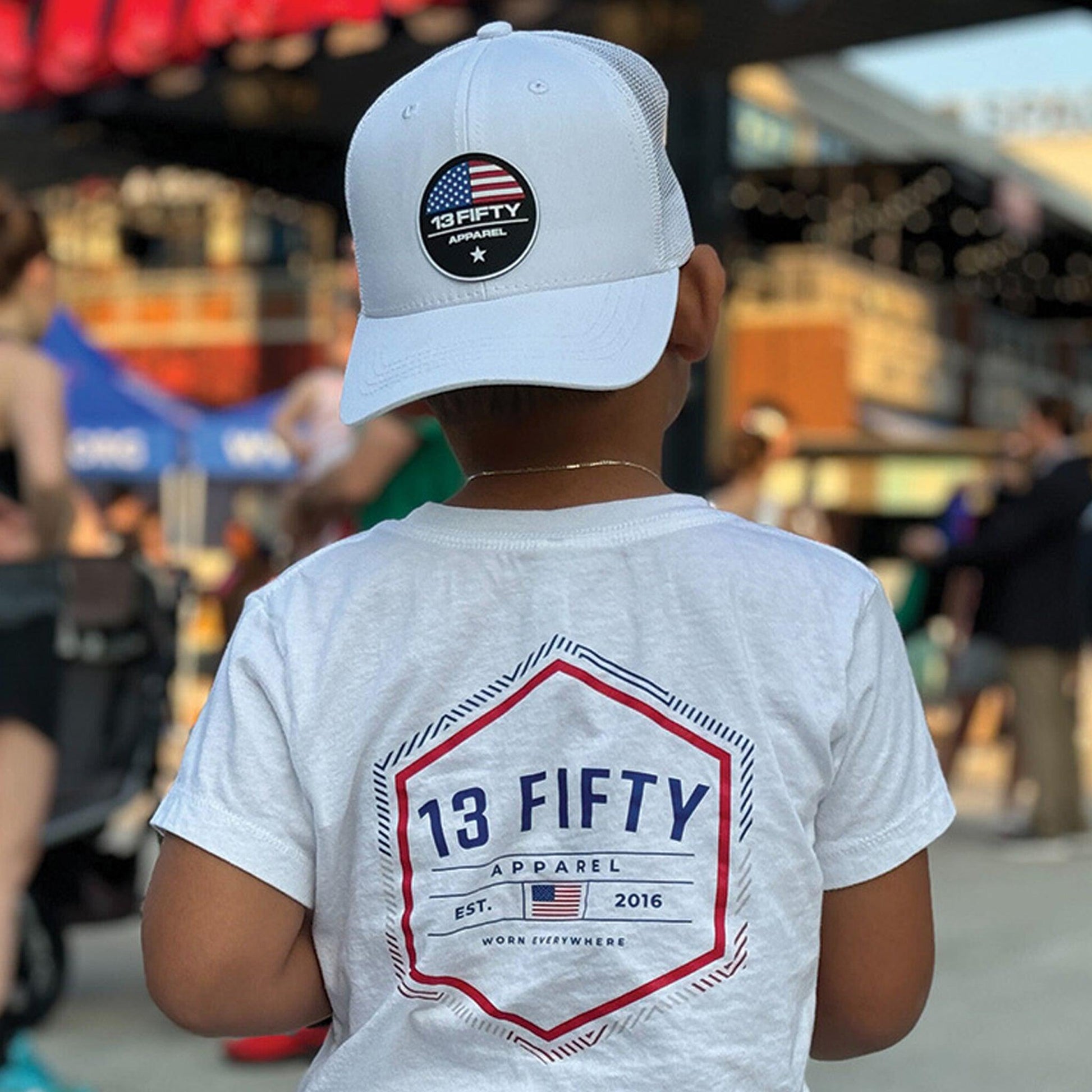 [360 USA] Kids Adjustable Mesh Back Cap-13 Fifty Apparel