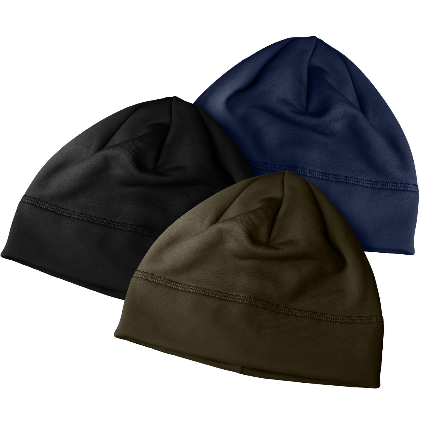 [3PACK] Performance Beanie [BLK/GRN/NVY]-13 Fifty Apparel