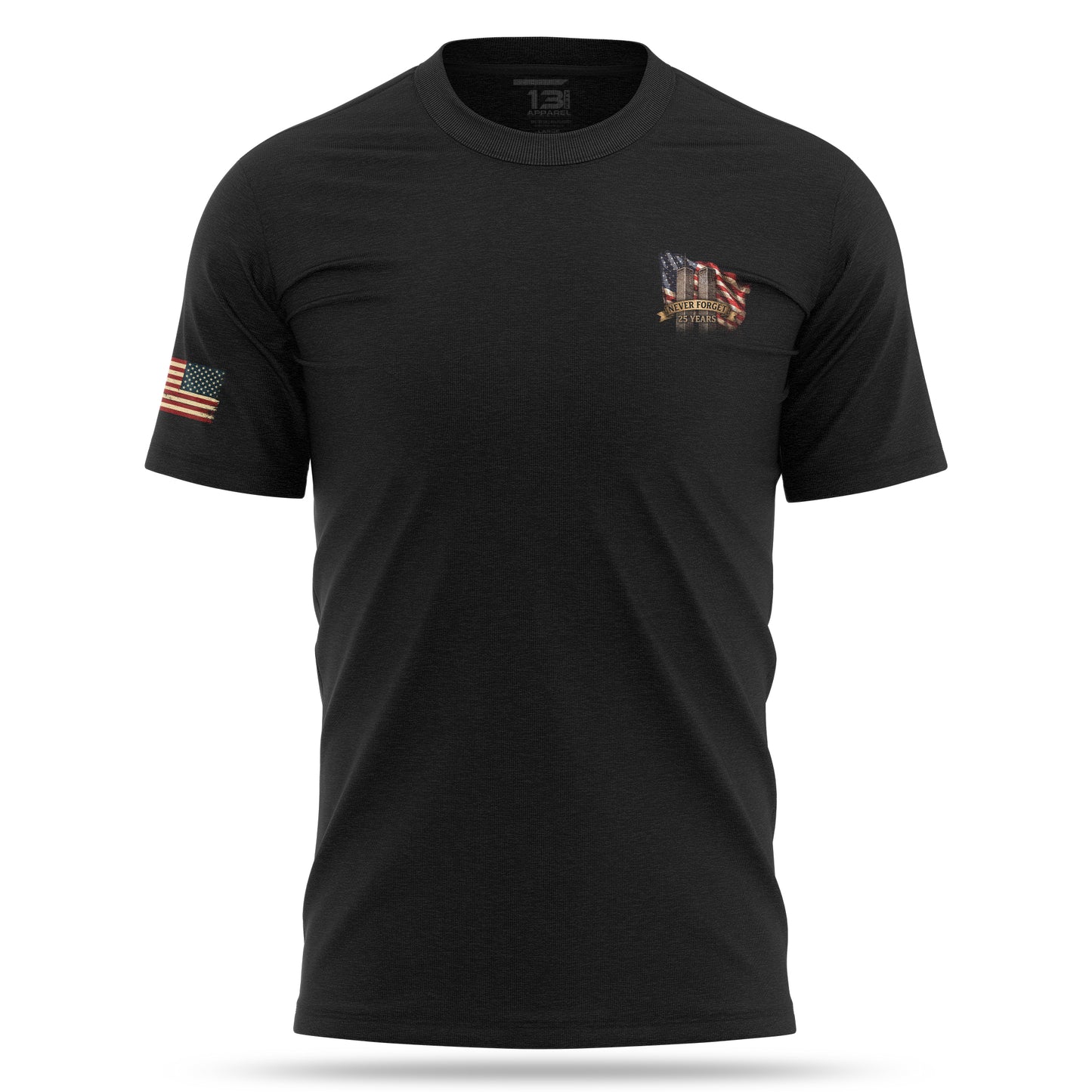 [911-Anniversary] Cotton Blend Shirt [BLACK]-13 Fifty Apparel