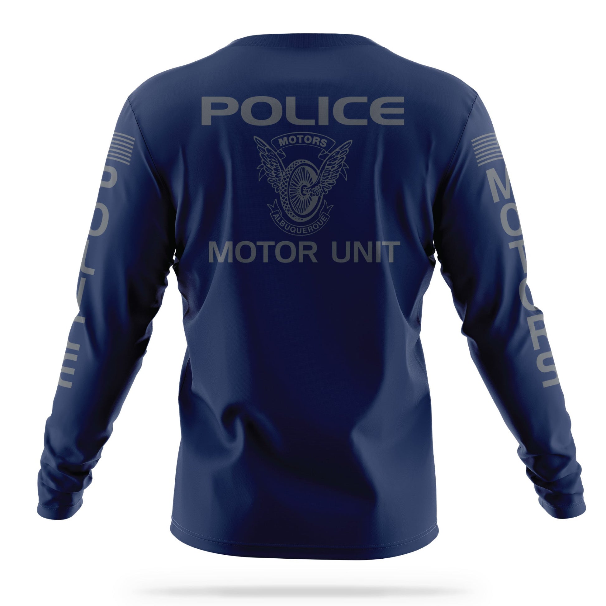 [ALBUQUERQUE PD] Motors Unit Men's Utility Long Sleeve [NVY/GRY]-13 Fifty Apparel