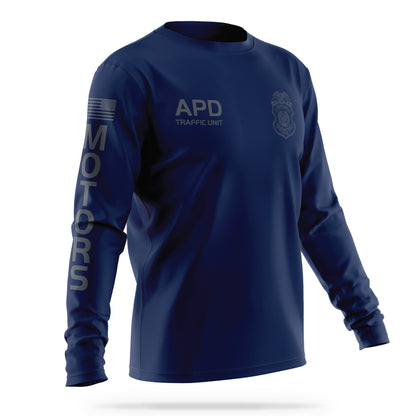 [ALBUQUERQUE PD] Motors Unit Men's Utility Long Sleeve [NVY/GRY]-13 Fifty Apparel