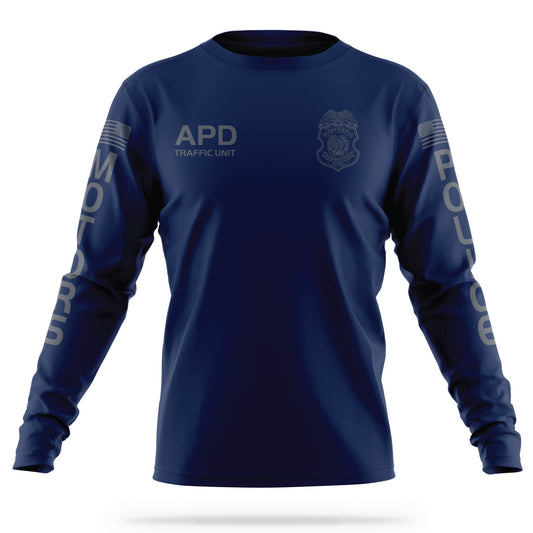 [ALBUQUERQUE PD] Motors Unit Men's Utility Long Sleeve [NVY/GRY]-13 Fifty Apparel