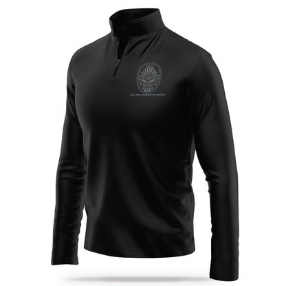 [ALPHARETTA PD] ARTIC Quarter Zip [BLK/GRY]-13 Fifty Apparel