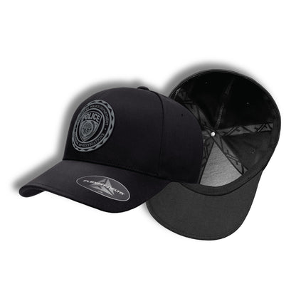 [ALPHARETTA PD] CID Flex Fit Delta® Cap [BLK/GRY]-13 Fifty Apparel