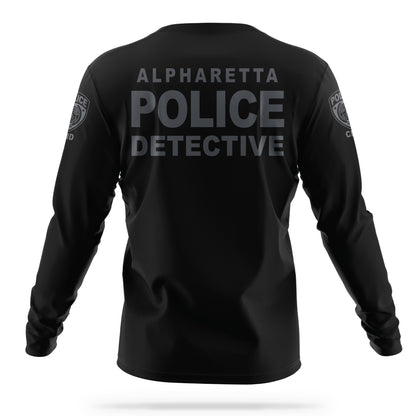 [ALPHARETTA PD] CID Men's Patrol Utility Long Sleeve [BLK/GRY]-13 Fifty Apparel