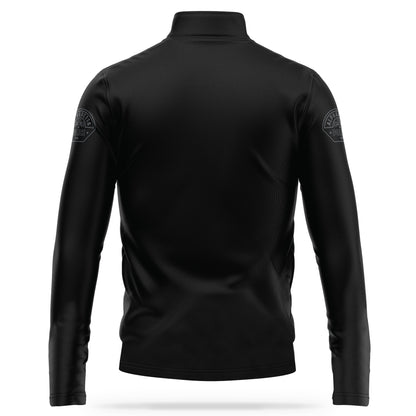 [ALPHARETTA PD] CID Quarter Zip [BLK/GRY]-13 Fifty Apparel