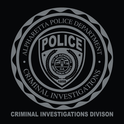 [ALPHARETTA PD] CID Quarter Zip [BLK/GRY]-13 Fifty Apparel