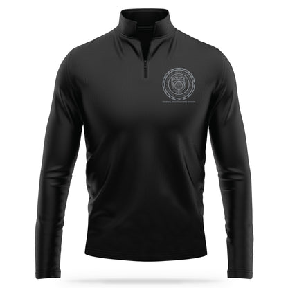 [ALPHARETTA PD] CID Quarter Zip [BLK/GRY]-13 Fifty Apparel