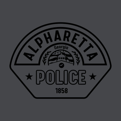 [ALPHARETTA PD] CID Quarter Zip [CHAR/BLK]-13 Fifty Apparel