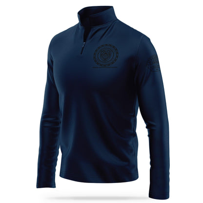 [ALPHARETTA PD] CID Quarter Zip [NVY/BLK]-13 Fifty Apparel