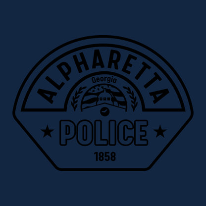 [ALPHARETTA PD] CID Quarter Zip [NVY/BLK]-13 Fifty Apparel