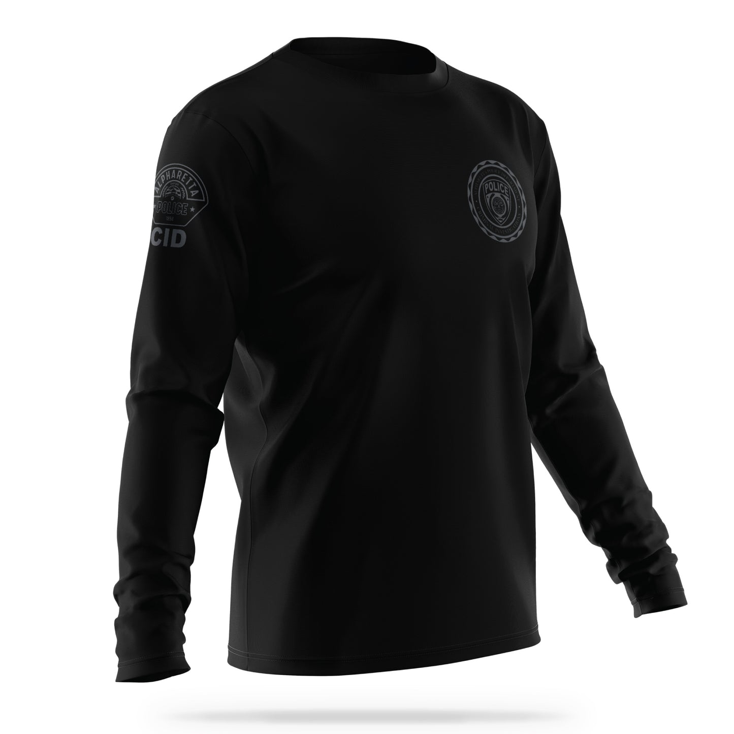 [ALPHARETTA PD] CID Utility Long Sleeve [BLK/GRY]-13 Fifty Apparel