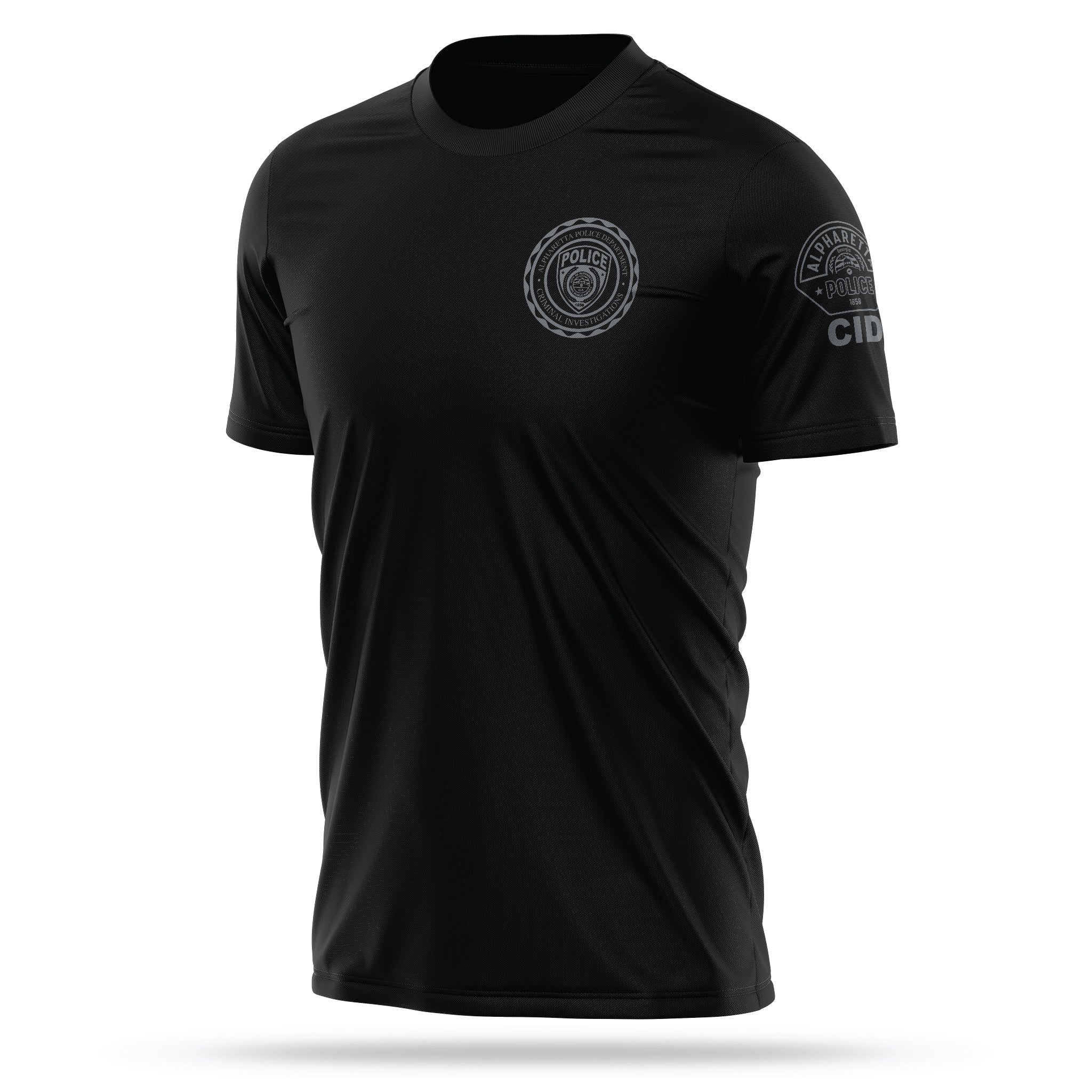 [ALPHARETTA PD] CID Utility Shirt [BLK/GRY]-13 Fifty Apparel