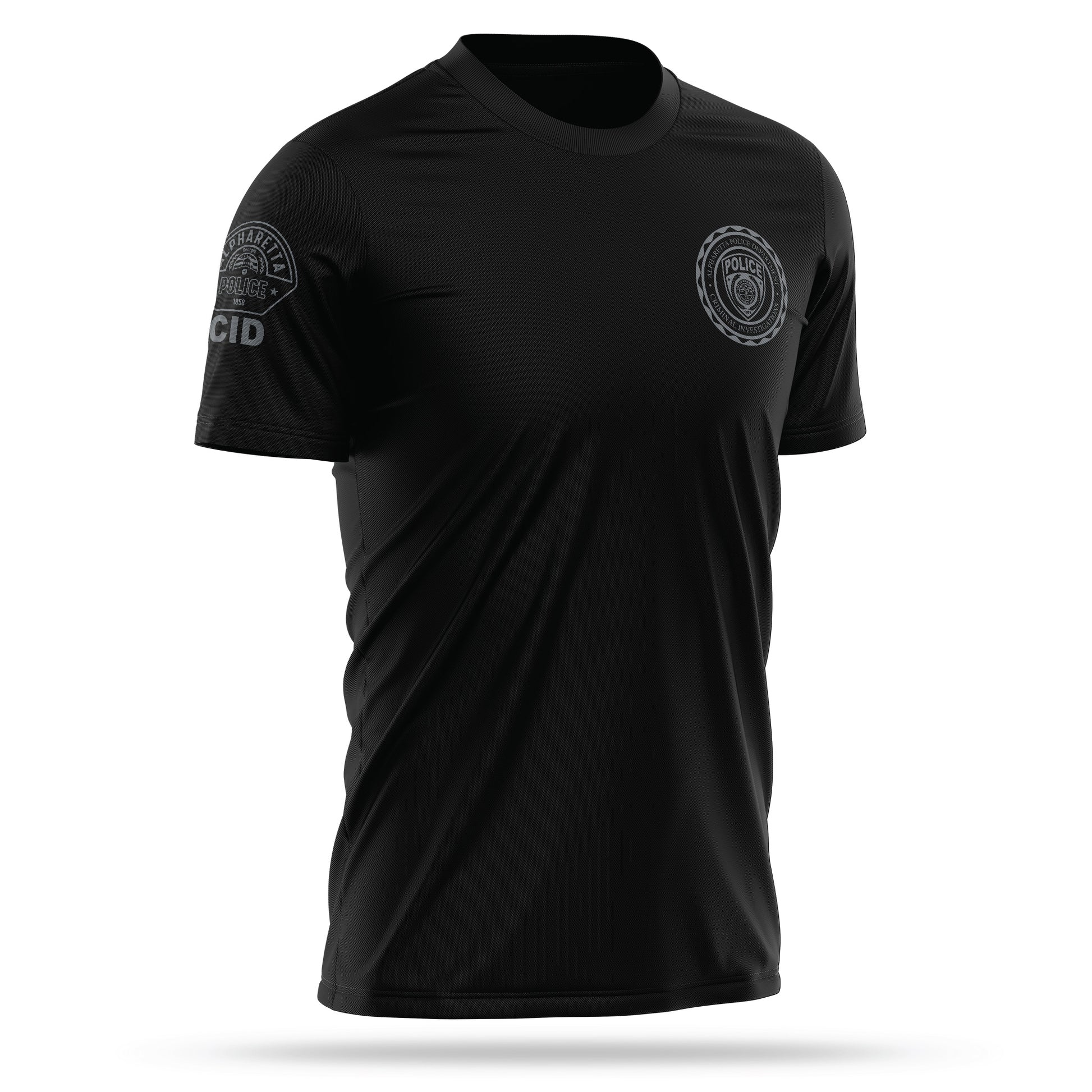[ALPHARETTA PD] CID Utility Shirt [BLK/GRY]-13 Fifty Apparel