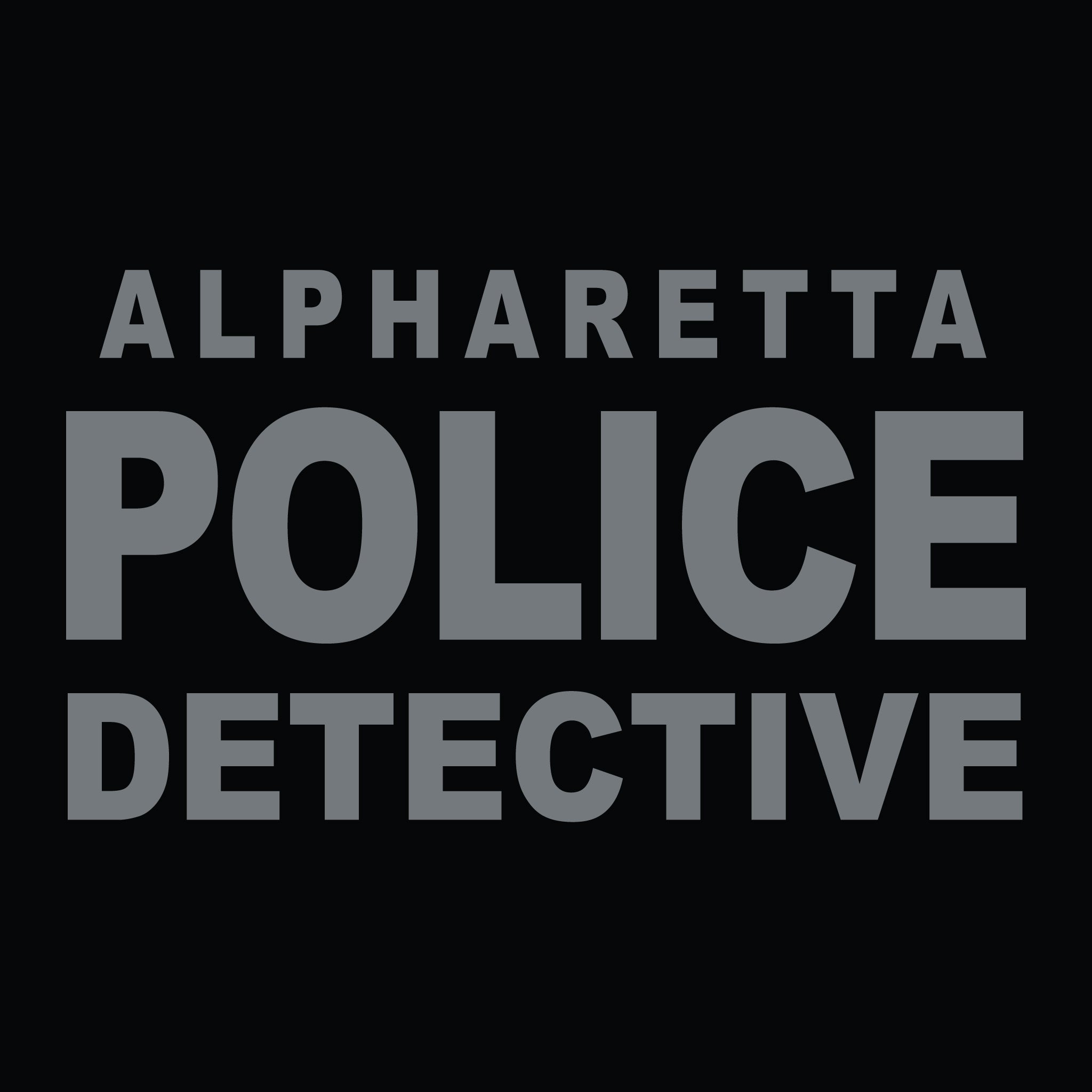 [ALPHARETTA PD] CID Utility Shirt [BLK/GRY]-13 Fifty Apparel