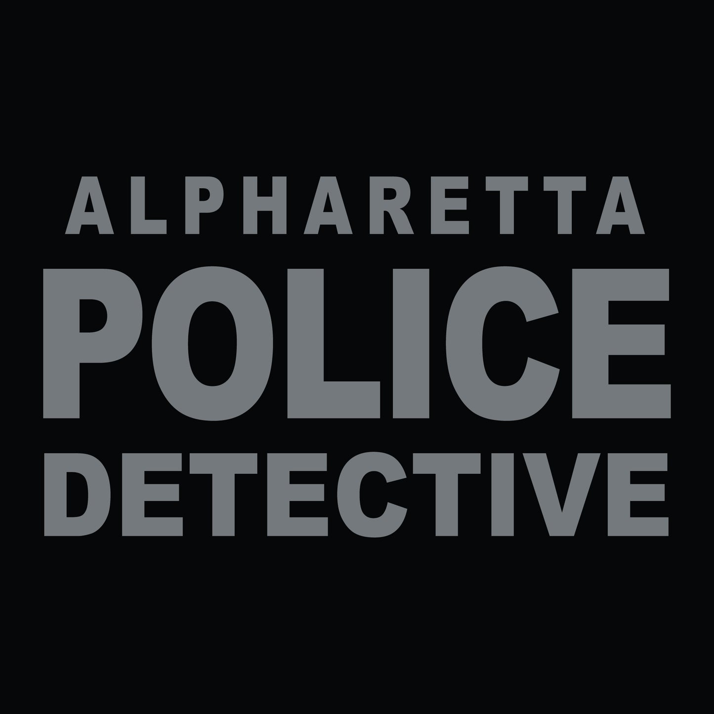 [ALPHARETTA PD] CID Utility Shirt [BLK/GRY]-13 Fifty Apparel