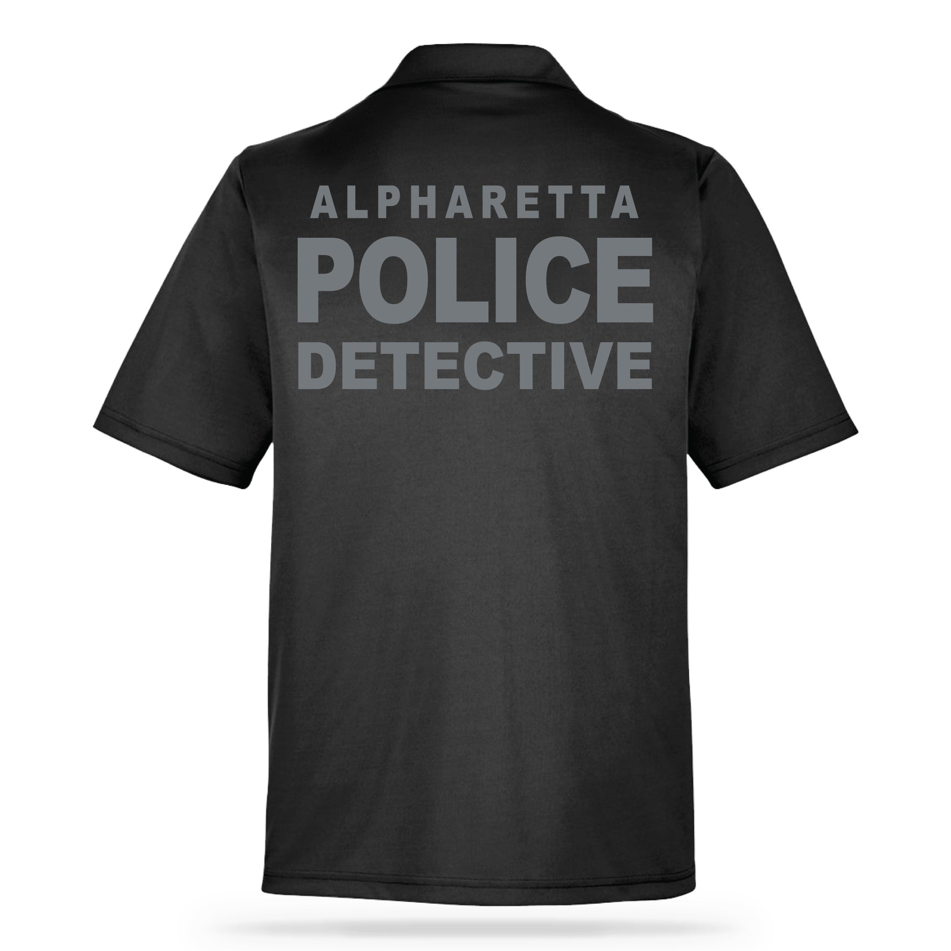 [ALPHARETTA PD] CID Utility Shirt Polo [BLACK]-13 Fifty Apparel