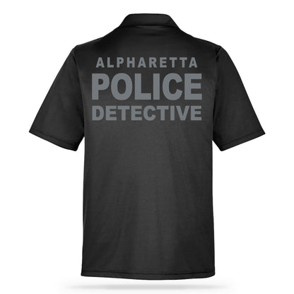 [ALPHARETTA PD] CID Utility Shirt Polo [BLACK]-13 Fifty Apparel