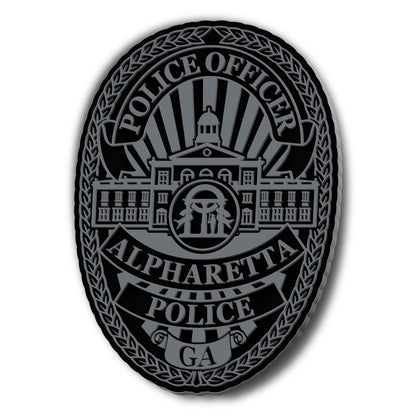 [ALPHARETTA PD] Flex Fit Delta® Cap [BLK/GRY]-13 Fifty Apparel