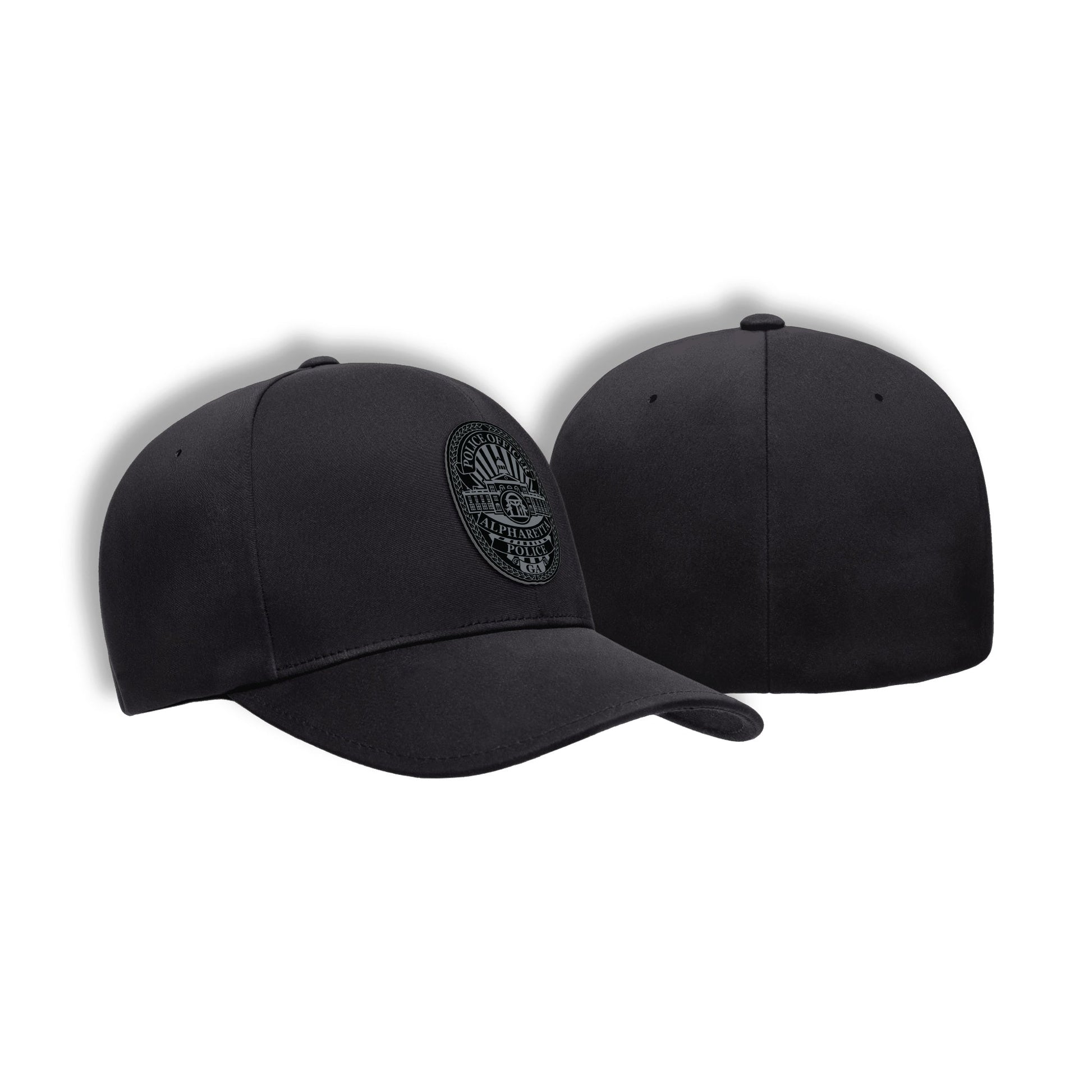 [ALPHARETTA PD] Flex Fit Delta® Cap [BLK/GRY]-13 Fifty Apparel