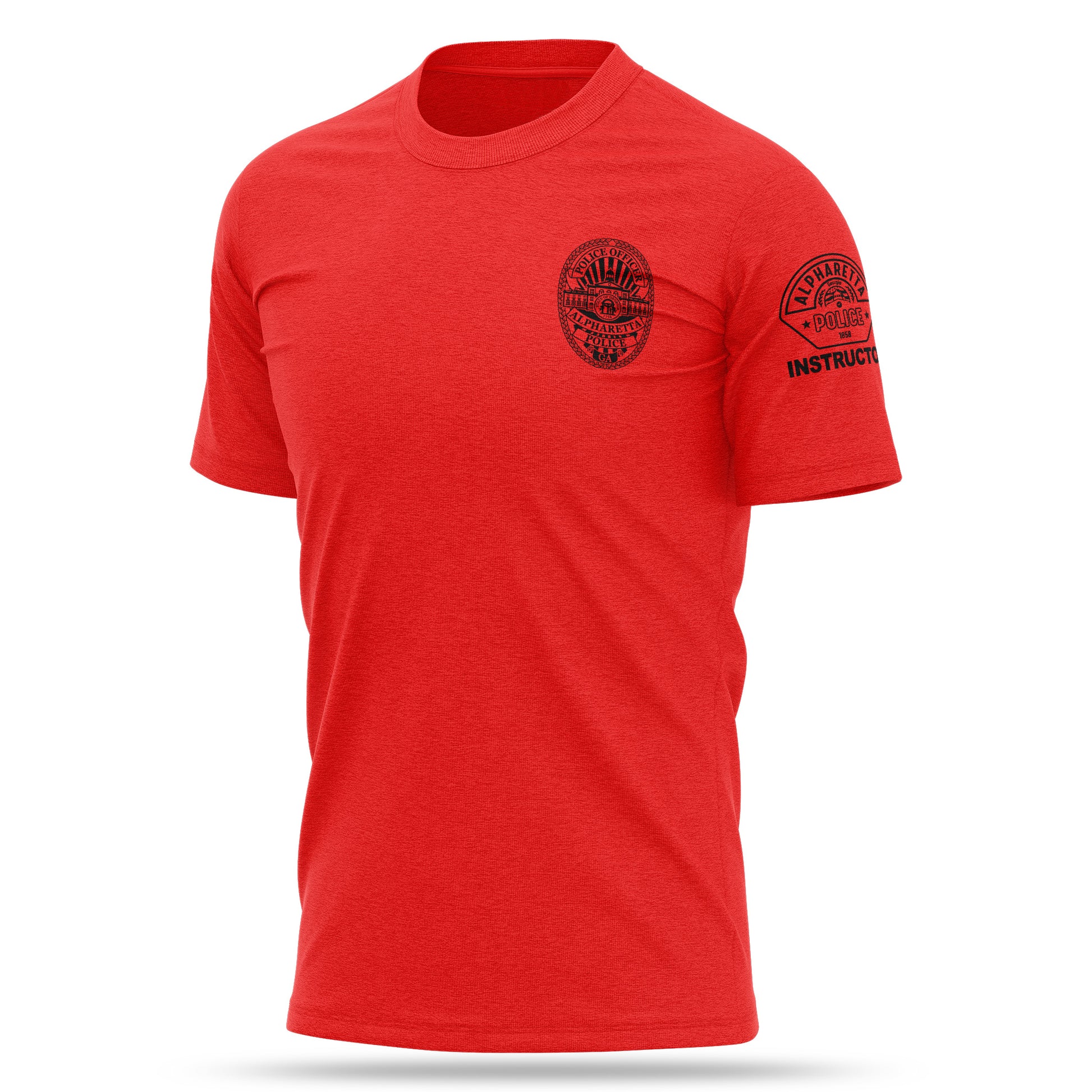 [ALPHARETTA PD] Instructor Utility Shirt [RED/BLK]-13 Fifty Apparel