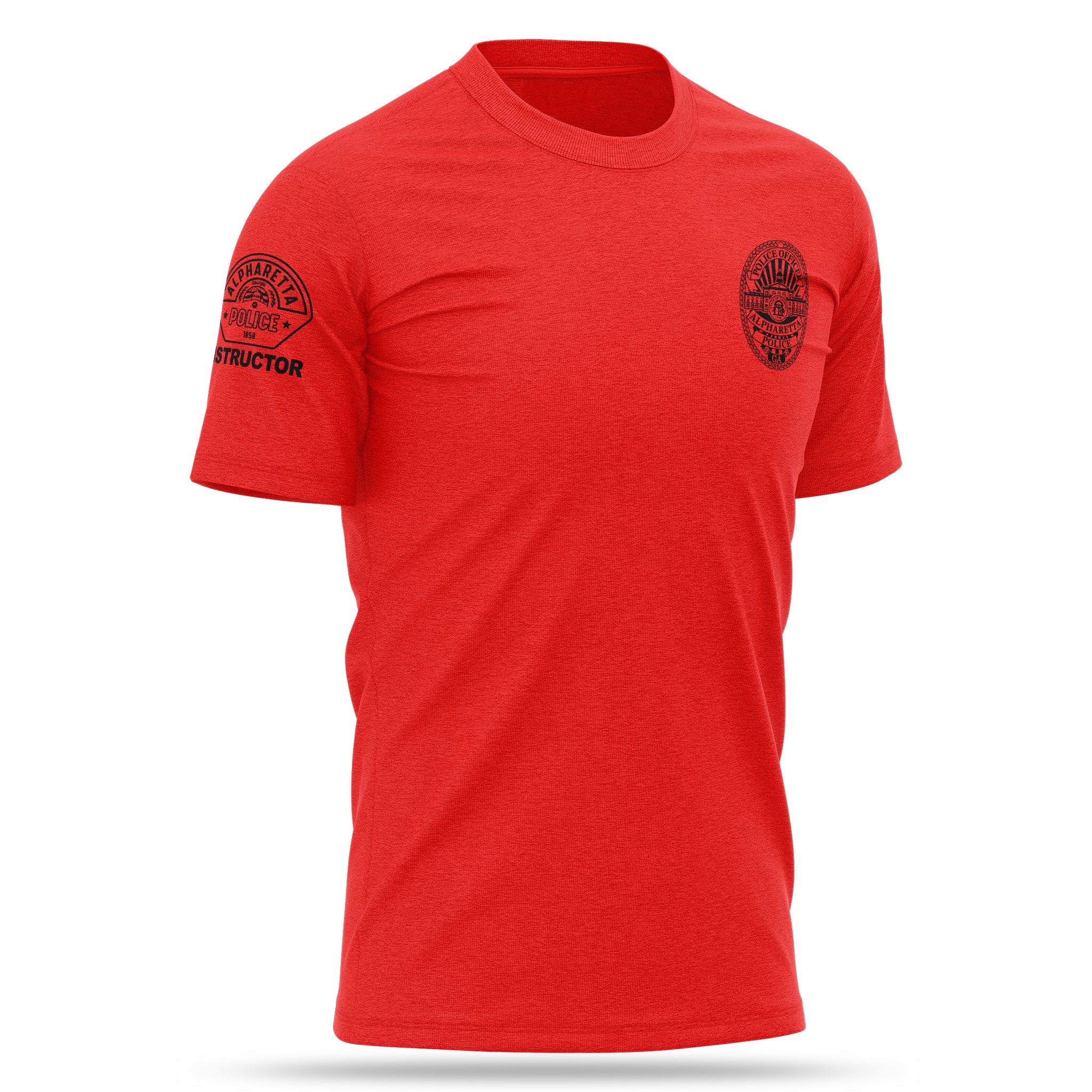 [ALPHARETTA PD] Instructor Utility Shirt [RED/BLK]-13 Fifty Apparel