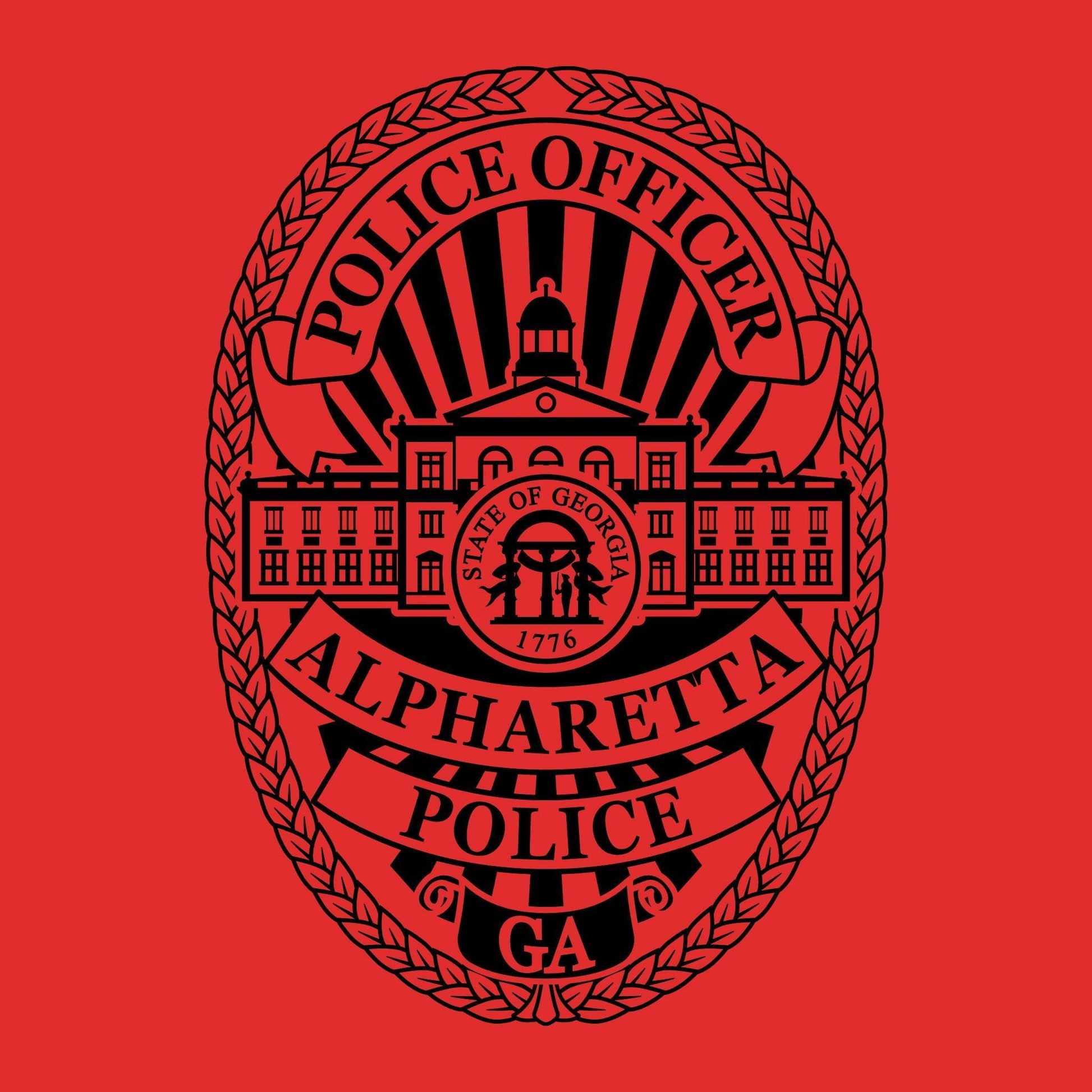 [ALPHARETTA PD] Instructor Utility Shirt [RED/BLK]-13 Fifty Apparel