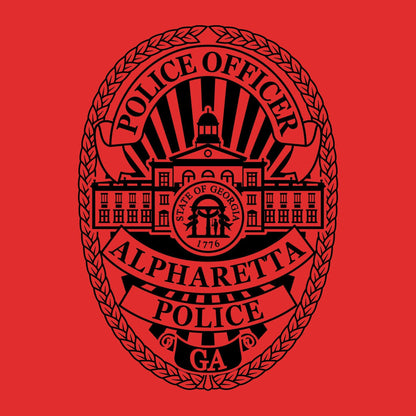 [ALPHARETTA PD] Instructor Utility Shirt [RED/BLK]-13 Fifty Apparel